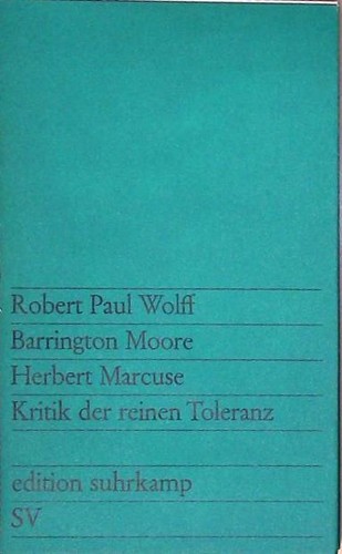 Kritik der reinen - , toleranz