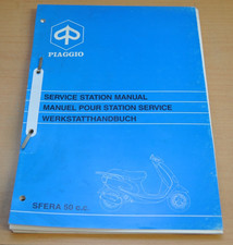 Vespa PIAGGIO SFERA 50ccm Motor C011M Roller Elektrik Vergaser Werkstatthandbuch