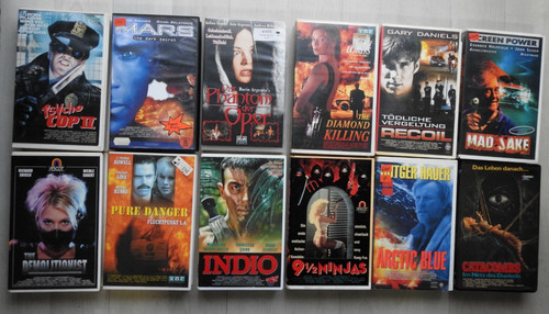 Vhs sammlung video - 12, x