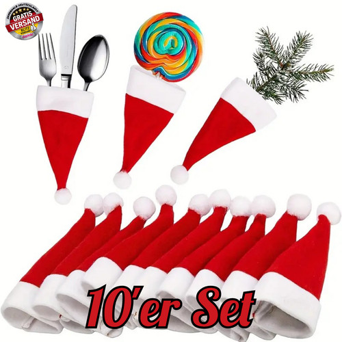 Kleine weihnachtsmütze 12x6cm - kleine,