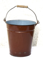 DDR Wassereimer Eimer Emaille