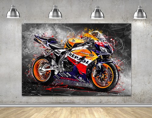 Leinwandbild honda repsol - honda,