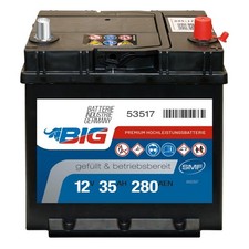 ASIA Autobatterie 12V 35Ah BIG