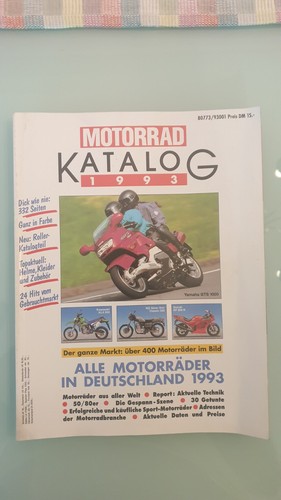 Motorrad katalog von - motorrad, 1993