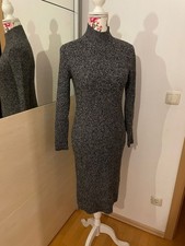 Uniqlo Strickkleid Gr.S Winter Damen Party Grau Langklaid Party