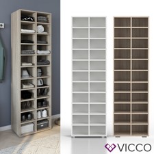Schuhschrank Schuhregal Schuhständer Kleiderregal 20 Fächer Paris Vicco