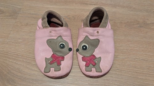 Lederschuhe krabbelschuhe rosa - lederschuhe,