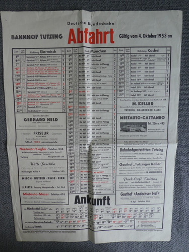 Original fahrplan deutsche - original, db