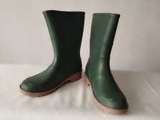 Gummistiefel Regenstiefel Gr. 37 Unisex Grün Made in Italy 