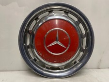 Mercedes W115 W116 W123 Radkappen Edelstahl 14 Zoll Rot