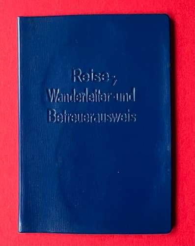 Ddr ausweis 1977 reise - ddr,