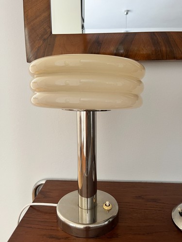 Chrom stahl schreibtischlampe - chrom,