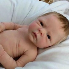 Reborn Baby Doll Weiches Vinyl Silikon Lifelike Neugeborenes Baby Nettes Ge