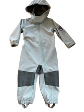 Seasons Softshell-Anzug/Matsch-+Buddel-Overall mit Fleece Gr. 86/92 Schilf-Grün