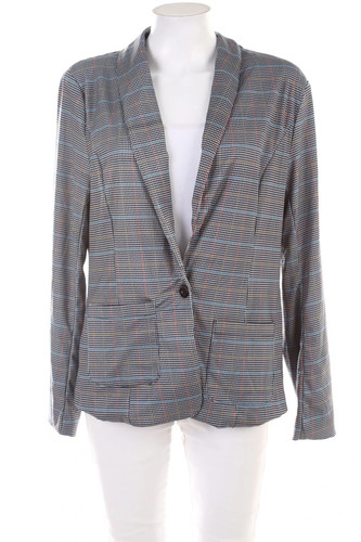 Blazer kariert grau - blazer,