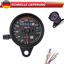 12V Tacho Motorrad Quad ATV Tachometer Universal Kilometerzähler Beleuchtet km/h