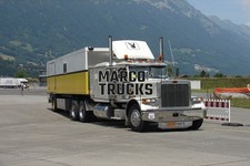 LKW Foto Peterbilt 379 Kofferauflieger USA silver Route 66 #k6vv