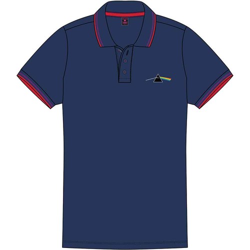 Pink floyd unisex polo - pink,