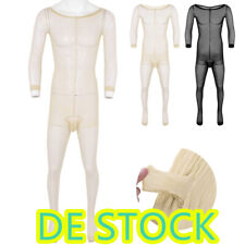 DE Ganzkörperstrumpfhose Herren Body Stocking Ganzkörper Strumpfhose Overall