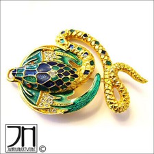 Modeschmuck brosche emaille - brosche,