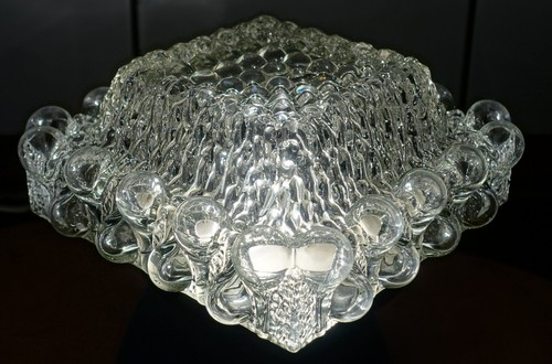 Rare mid century bubble - rare, glas