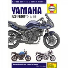 Yamaha Motorrad FZ6 Fazer (2004-2008) Werkstatthandbuch Haynes