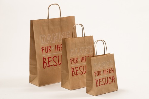Papiertragetaschen danke - papiertragetaschen,