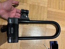 ABUS Bügelschloss Granit Power 58/140 HBIII Motorradschloss mit Halter