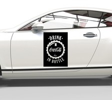Autoaufkleber Coca Cola