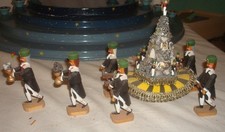 Walter Werner  Seiffen  Erzpyramide mit 6 Barockbergleuten  Erzgebirge