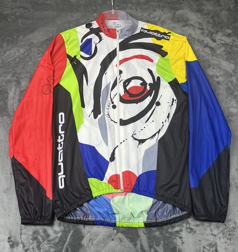 Vintage audi quattro radtrikot - vintage,