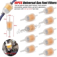 10x Benzinfilter Sprit Kraftstofffilter 6-8mm Für Auto PKW Motorrad Roller Quad