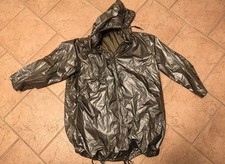 Nylonparka Kapuze Regenmantel