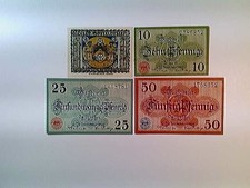 Notgeld, Osnabrück, 5 / 10 / 25 und 50 Pfennig, 1917/1921