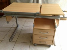 Kettler Schülerschreibtisch Kids Comfort mit Rollcontainer ROLLON