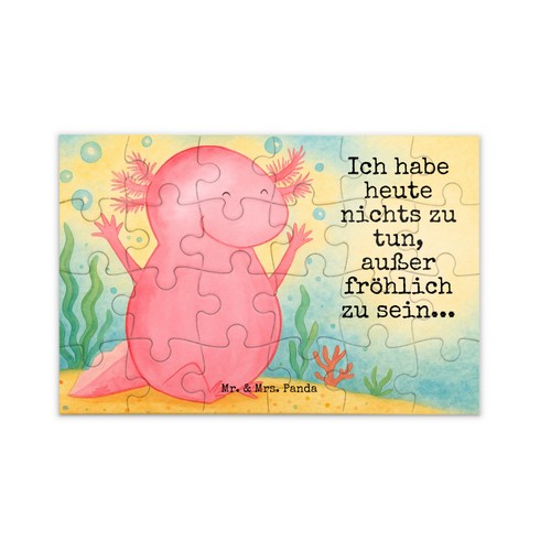 Puzzle axolotl hurra design - design,