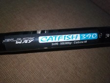 Black Way Catfish 390 /  500 - 800 Gr Carbon Angelrute