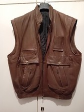 schöne Lederweste von Henry morell