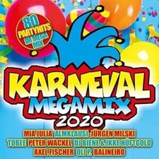 2-CD-Box # Various - Karneval Megamix 2020, Schlager, Party im Mix (78 Hits) NEU