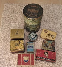 9 Vintage Blechdosen /