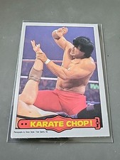 RICKY THE DRAGON STEAMBOAT WWF WRESTLING CARD TITAN SPORTS 1985 RINGSIDE # 30