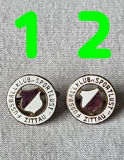 Fussball Klub Sportlust Zittau (Nr.1) Deutschland DDR Anstecknadel Sammlung