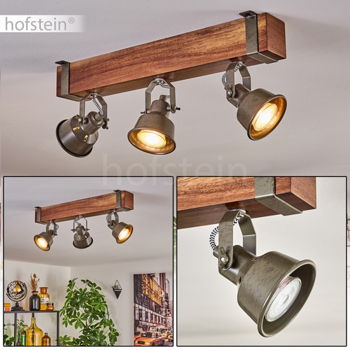 Industrial decken leuchte holz - industrial,
