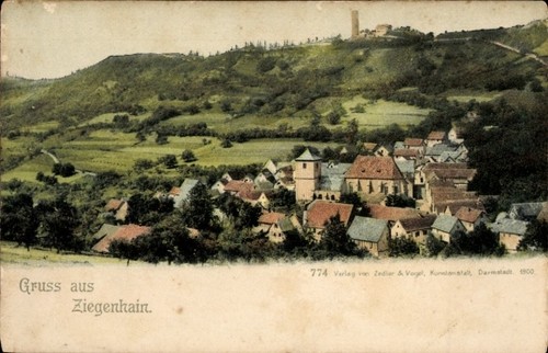 Ziegenhain jena in - ak,