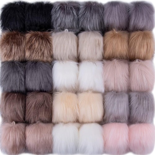 Bommel kunstfell pompon - bommel,