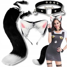 Furry Katzenohr-schwanz-choker