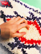 ORIGINAL DDR Teppich geknüpft