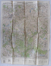 Deutsche Heereskarte Russland Witebsk 1942 Wehrmacht Truppenausgabe 1:100000