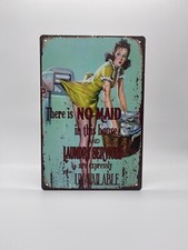 Blechschild laundry 20x30cm - blechschild,