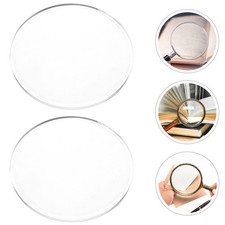  2 PCS Vergrößerungsbrille Linsen Bikonvex Außenvergrößerung Glas Schmucklustern